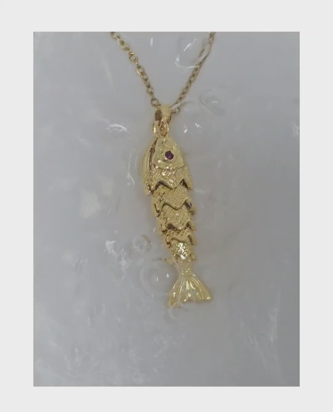 The Golden Sardine Necklace