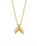 Golden Mermaid Tail Necklace