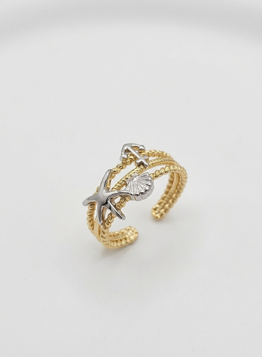 the Ocean Duo Stacking Ring