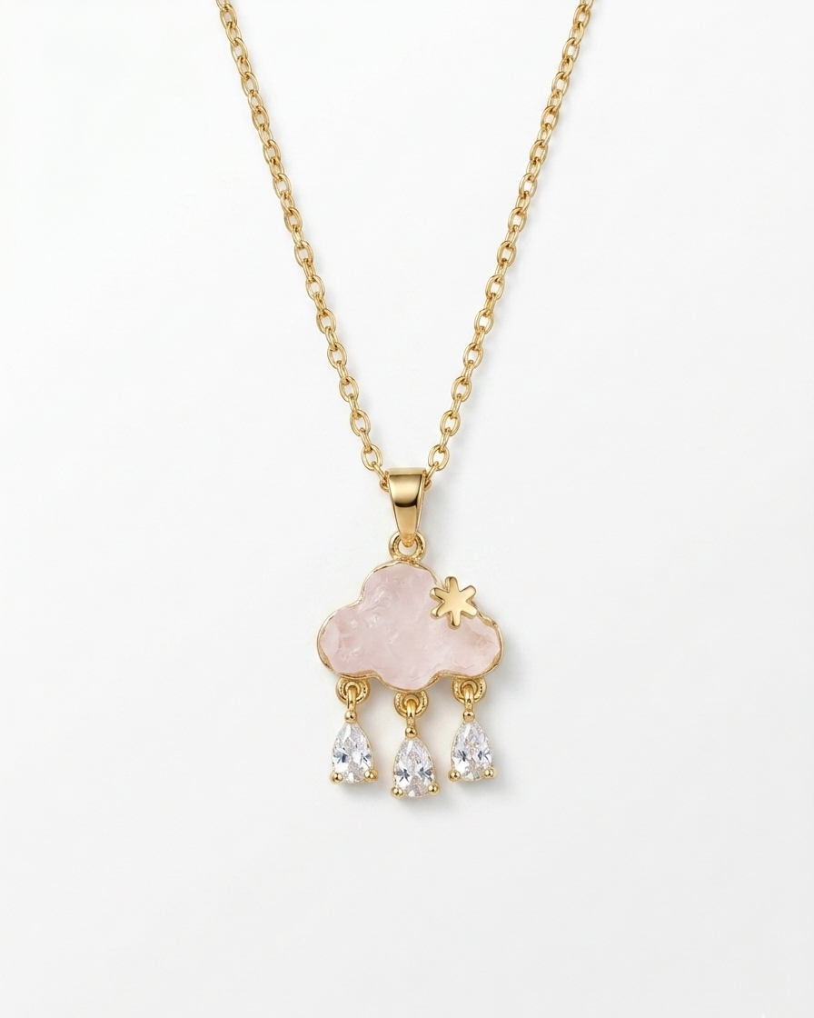 The Rosy Cloud Necklace