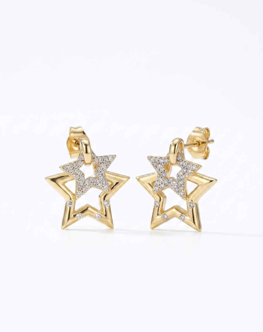 Moonbeam Cascade Dangle Earrings