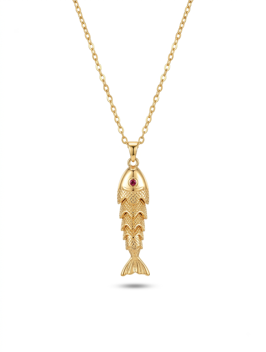 The Golden Sardine Necklace
