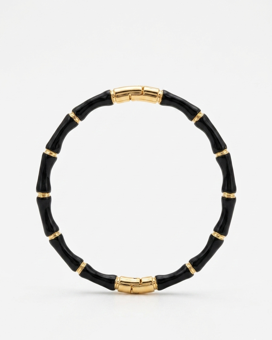 The Bamboo Enamel Bangle