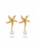 Neptune Pearl Drop Earrings