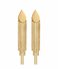 Aurelia Teardrop Fringe Earrings