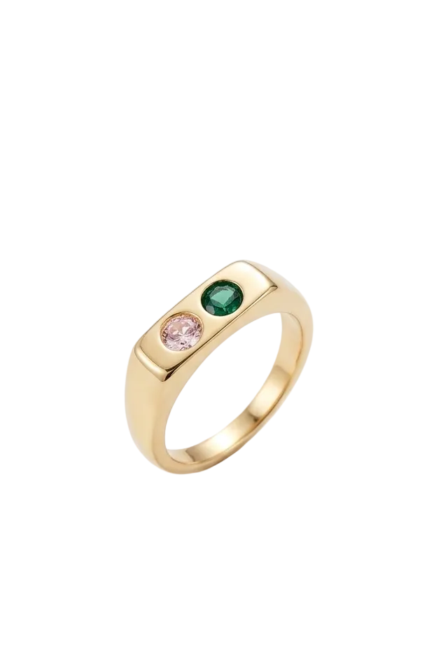 The Duo Harmony Pinky Ring