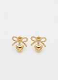 Timeless Bow & Heart Earrings