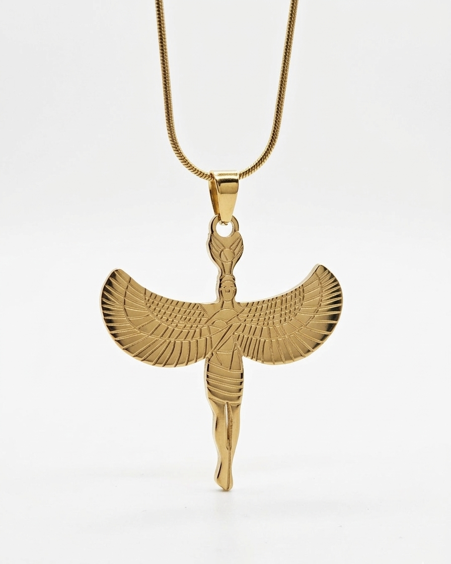 The Eternal Winged Goddess Necklace