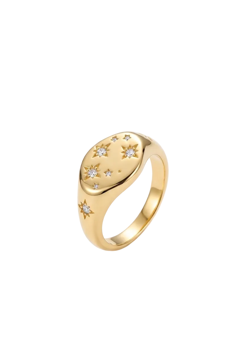 Starlight Pinky Ring