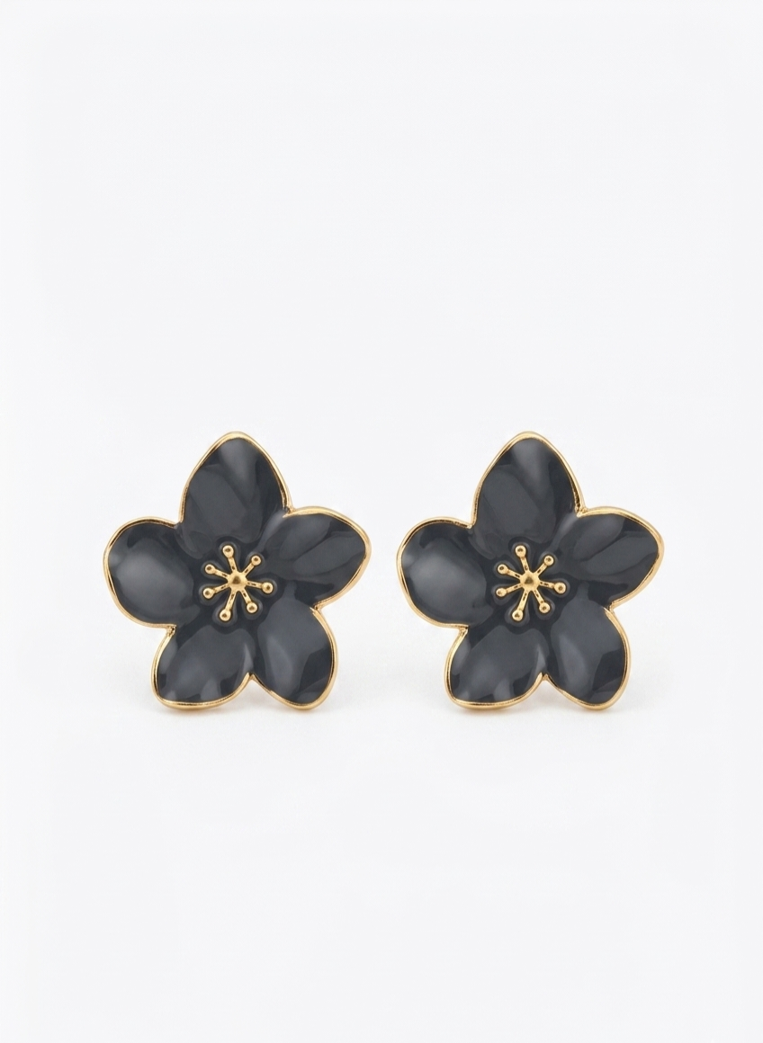 Midnight Blossom earrings