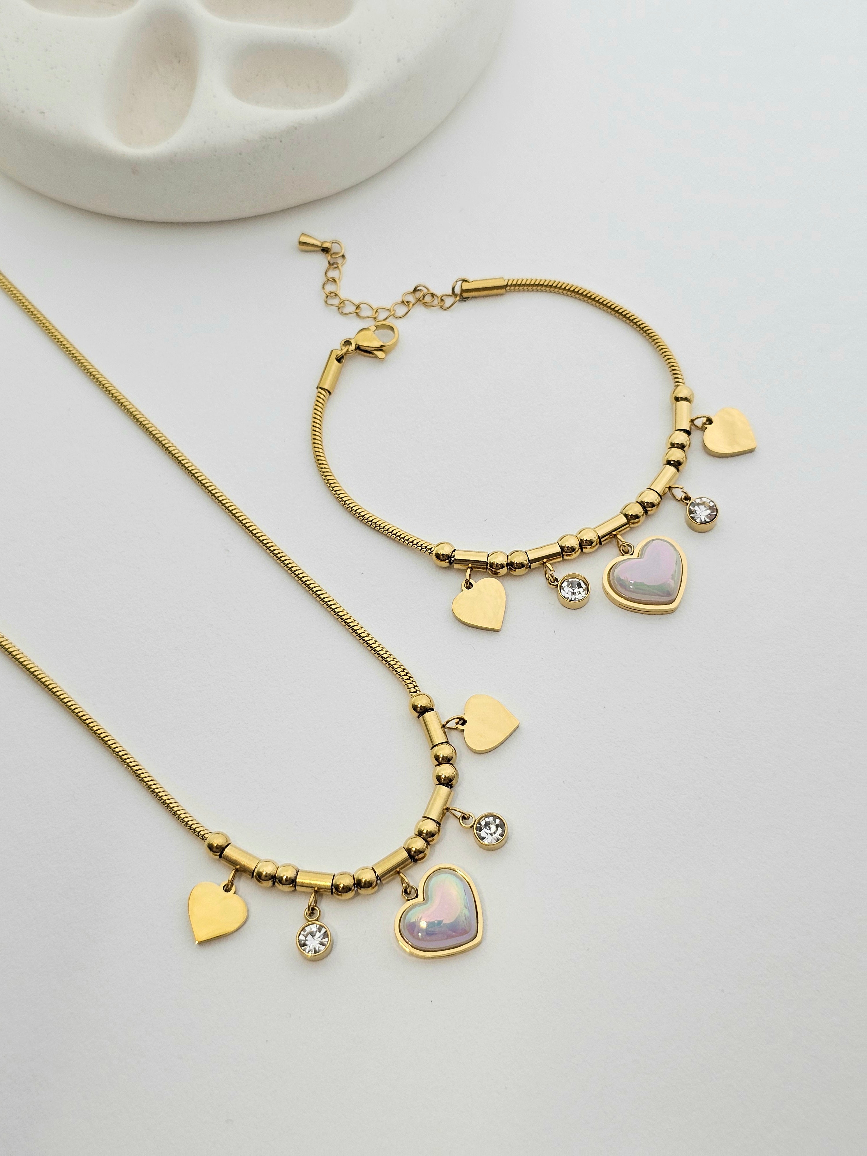 Iridescent Heart Set