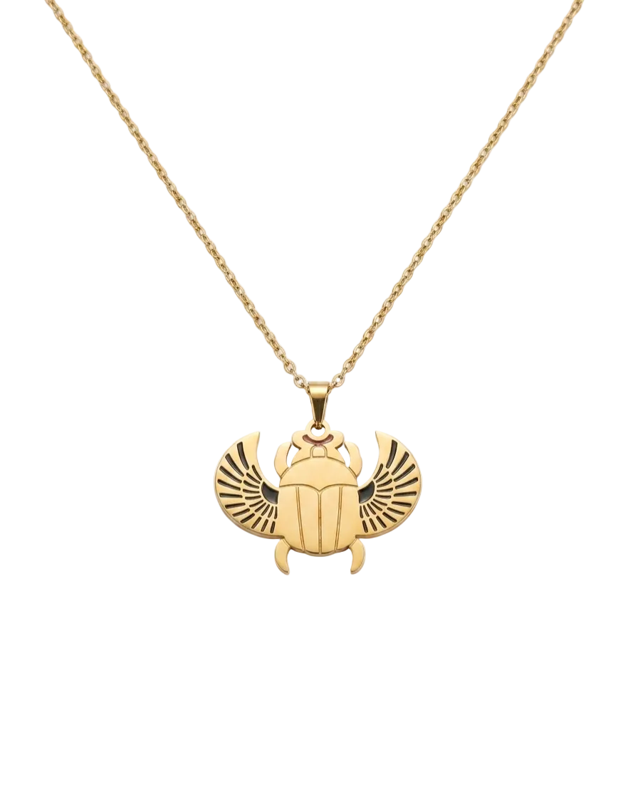 The Scarab Charm Necklace