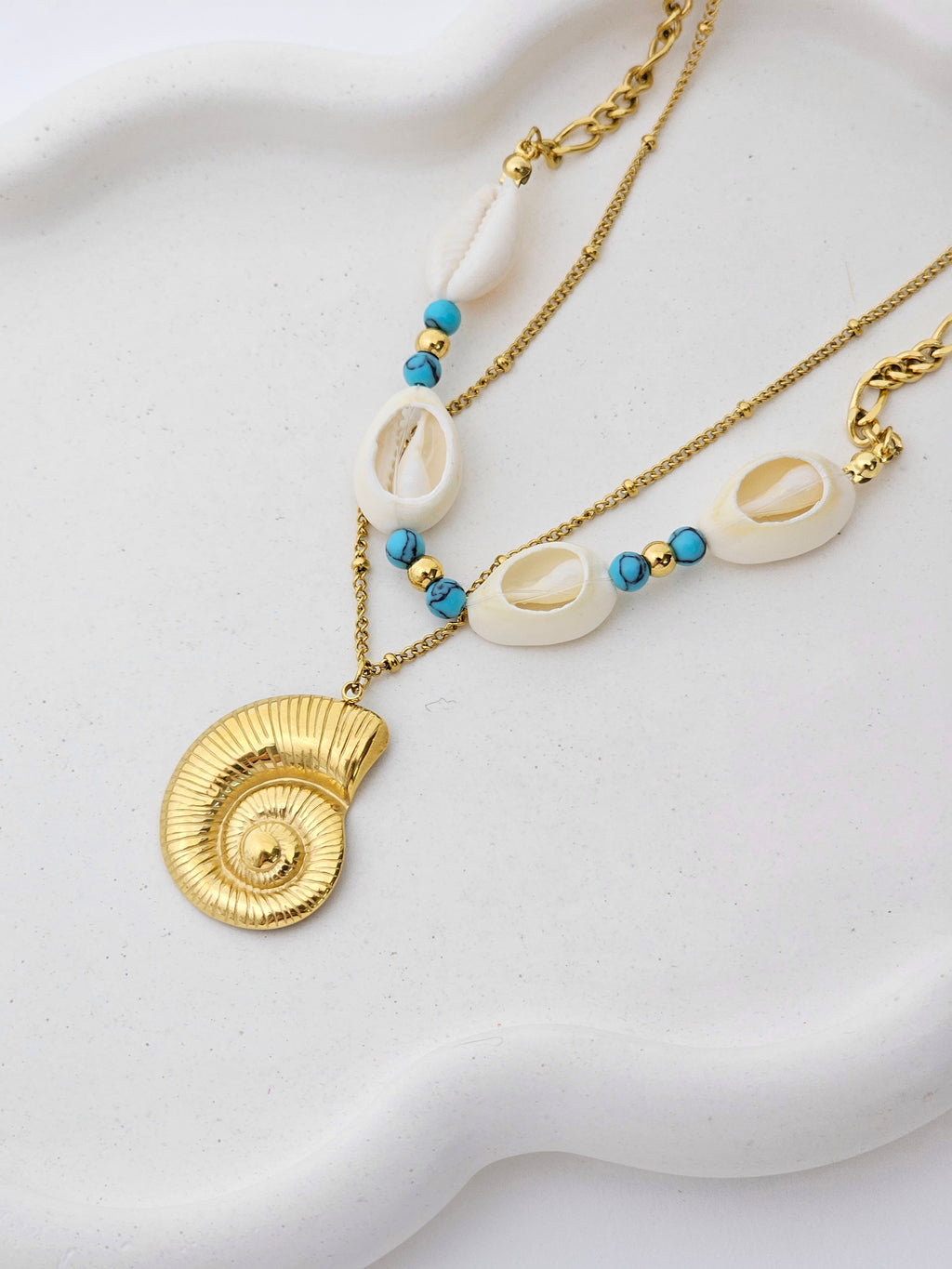 The Ocean’s Whispers Layered Necklace