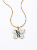 Mariposa Enamel Necklace