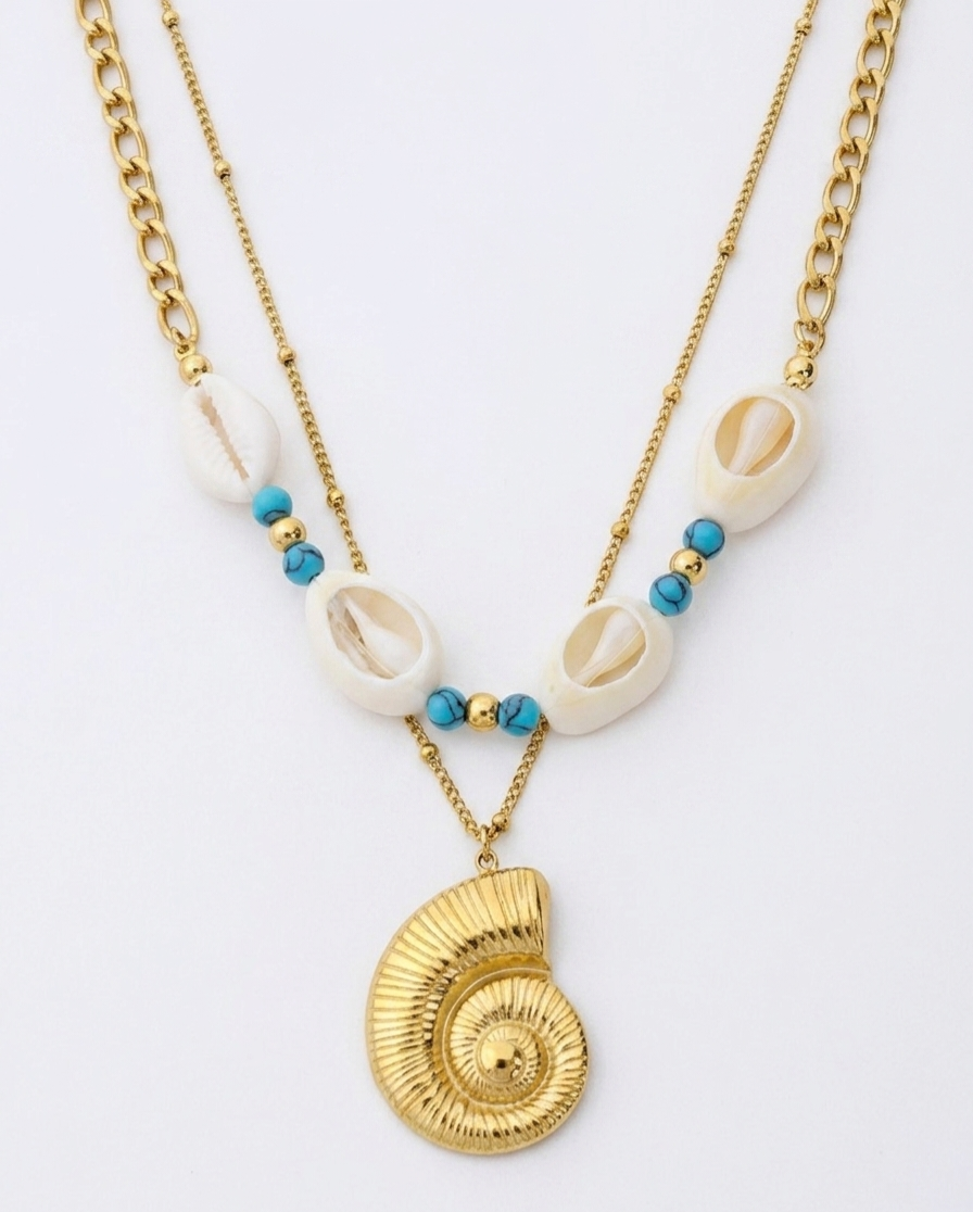 The Ocean’s Whispers Layered Necklace