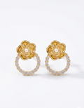 Floral Filigree Studs
