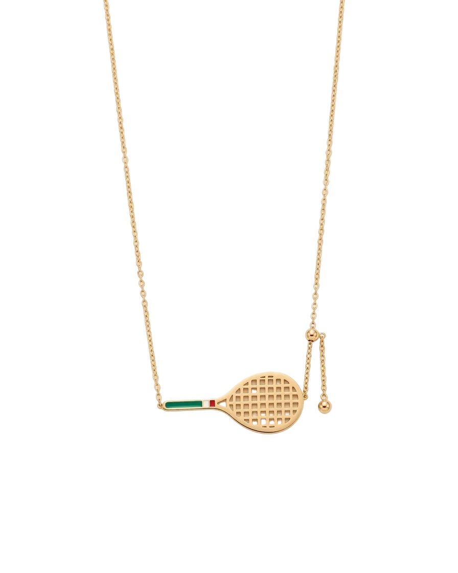 Tennis Racket Necklace