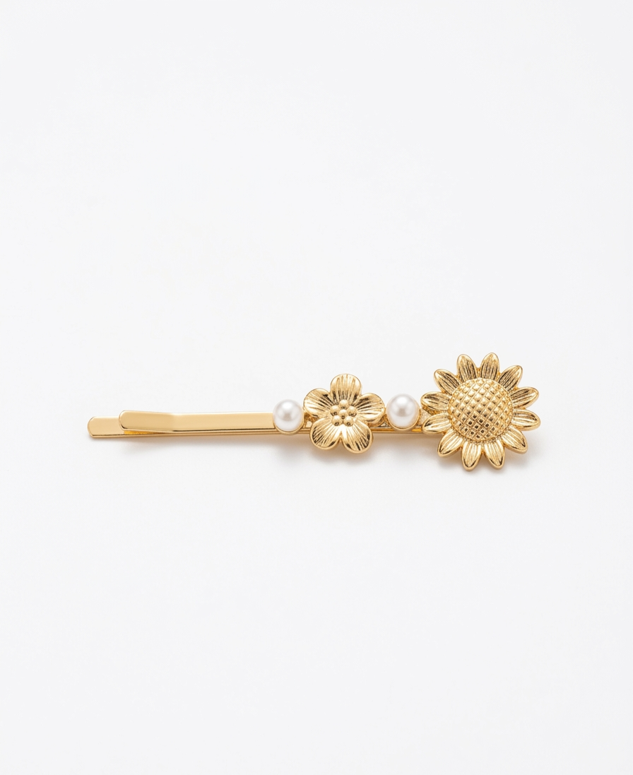 The Floral Charm Hair Clip