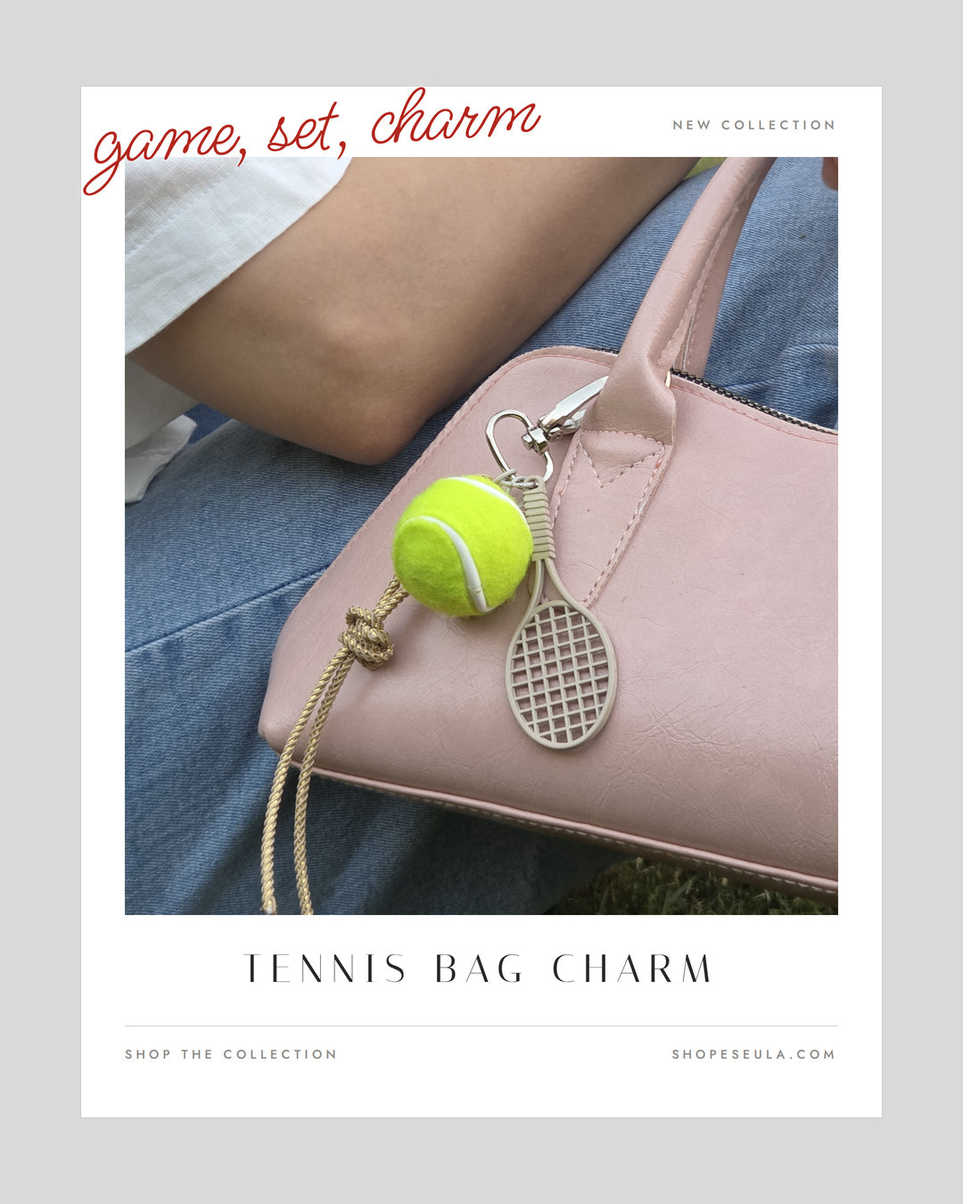 Tennis Bag charm