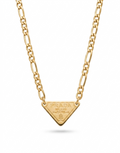 Prada Triangle Logo Necklace