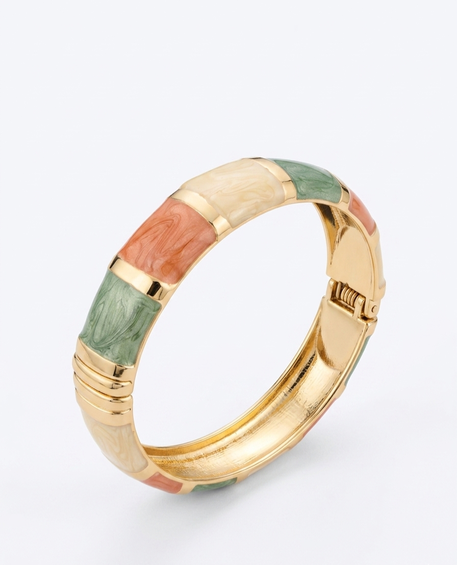 The Sun-Drenched Enamel Bangle