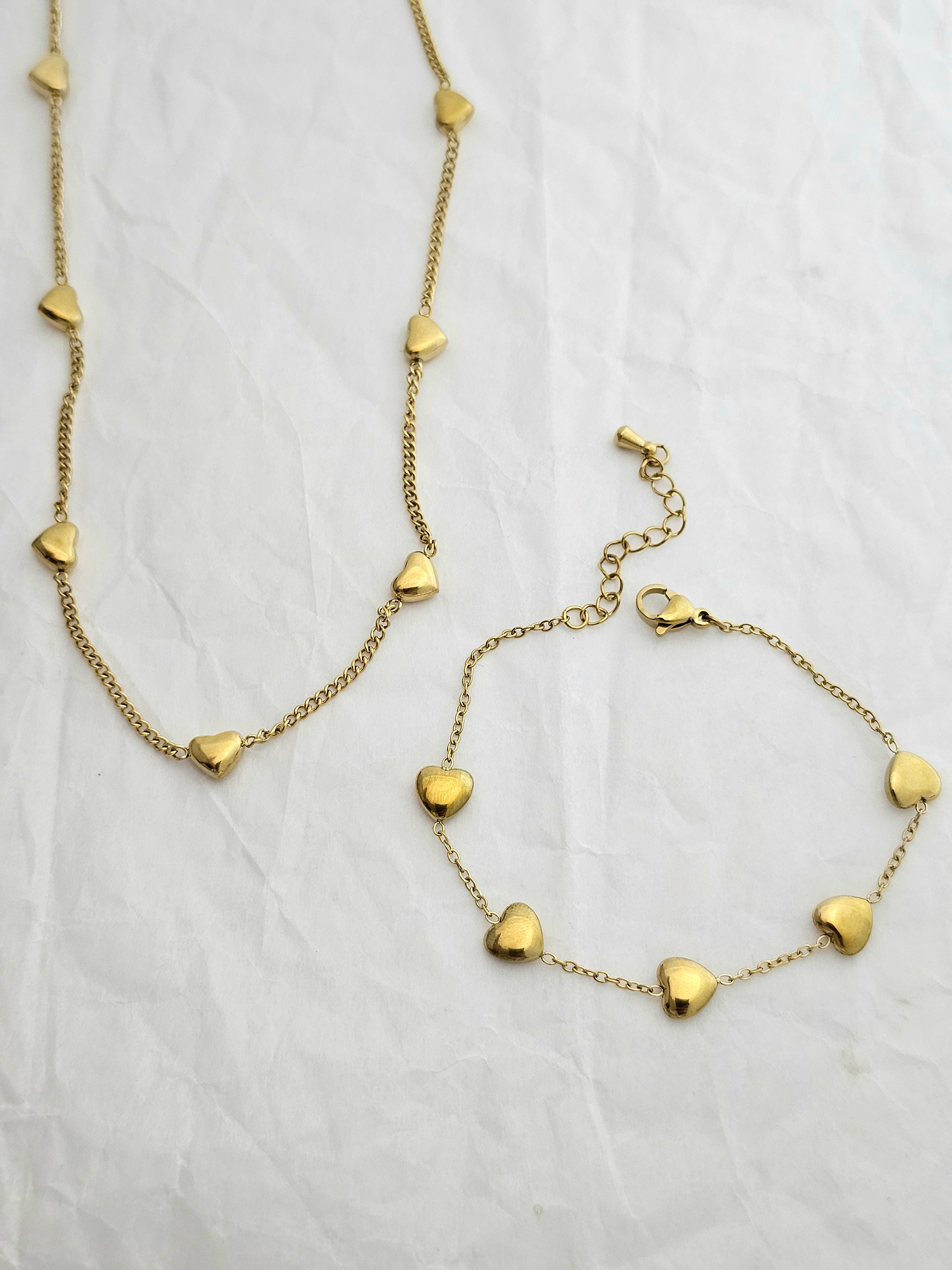 Heart Station Necklace