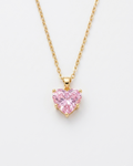 Rose Quartz Heart Necklace