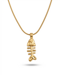Gold Fishbone Necklace