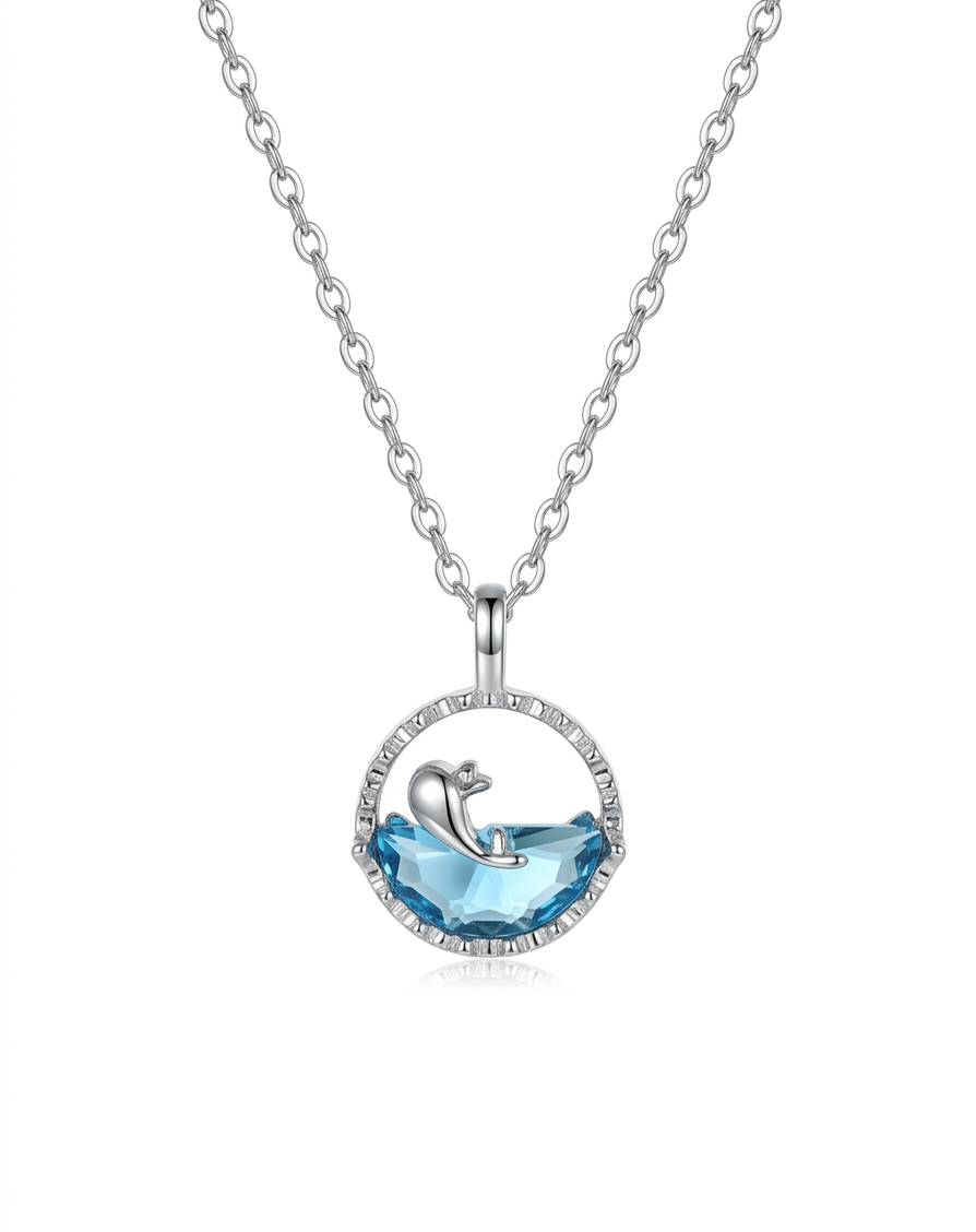 The Azure Leap Pendant