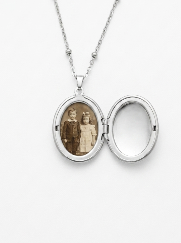 Floral Memories Locket Necklace