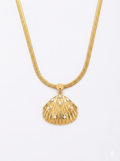 The Aegean Pearl Scallop Necklace