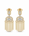 Cleopatra's Eye Fringe Earrings