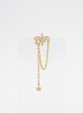 Celestial Star Dangle Ear Cuff