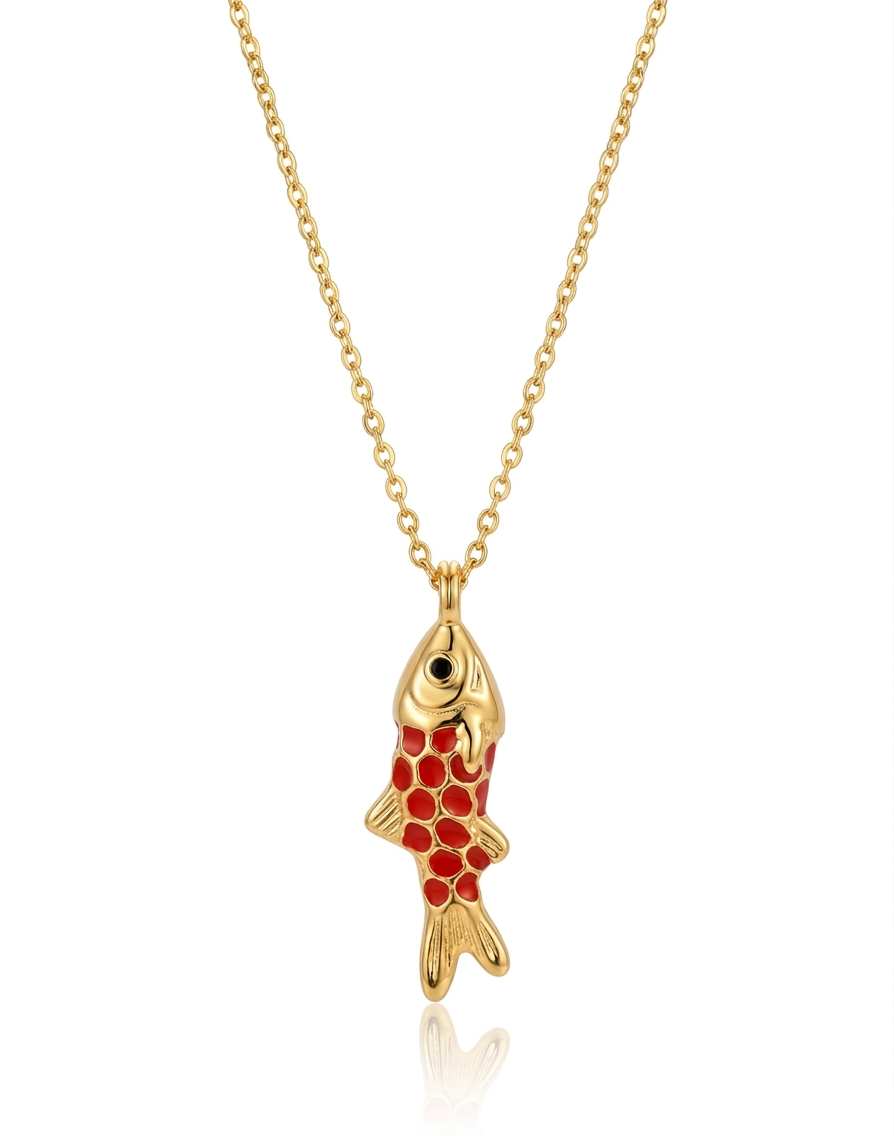 The Crimson Koi Necklace