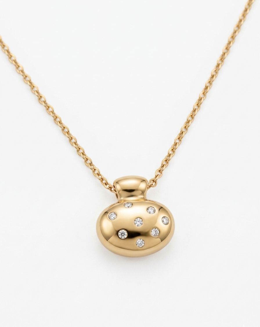 The Polka-Dot Pebble Necklace