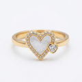 Eternal Duo Heart Ring
