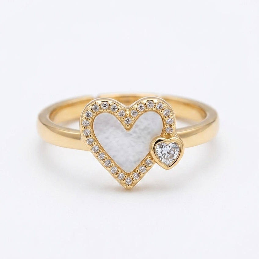 Eternal Duo Heart Ring