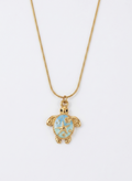 The Azure Turtle Pendant