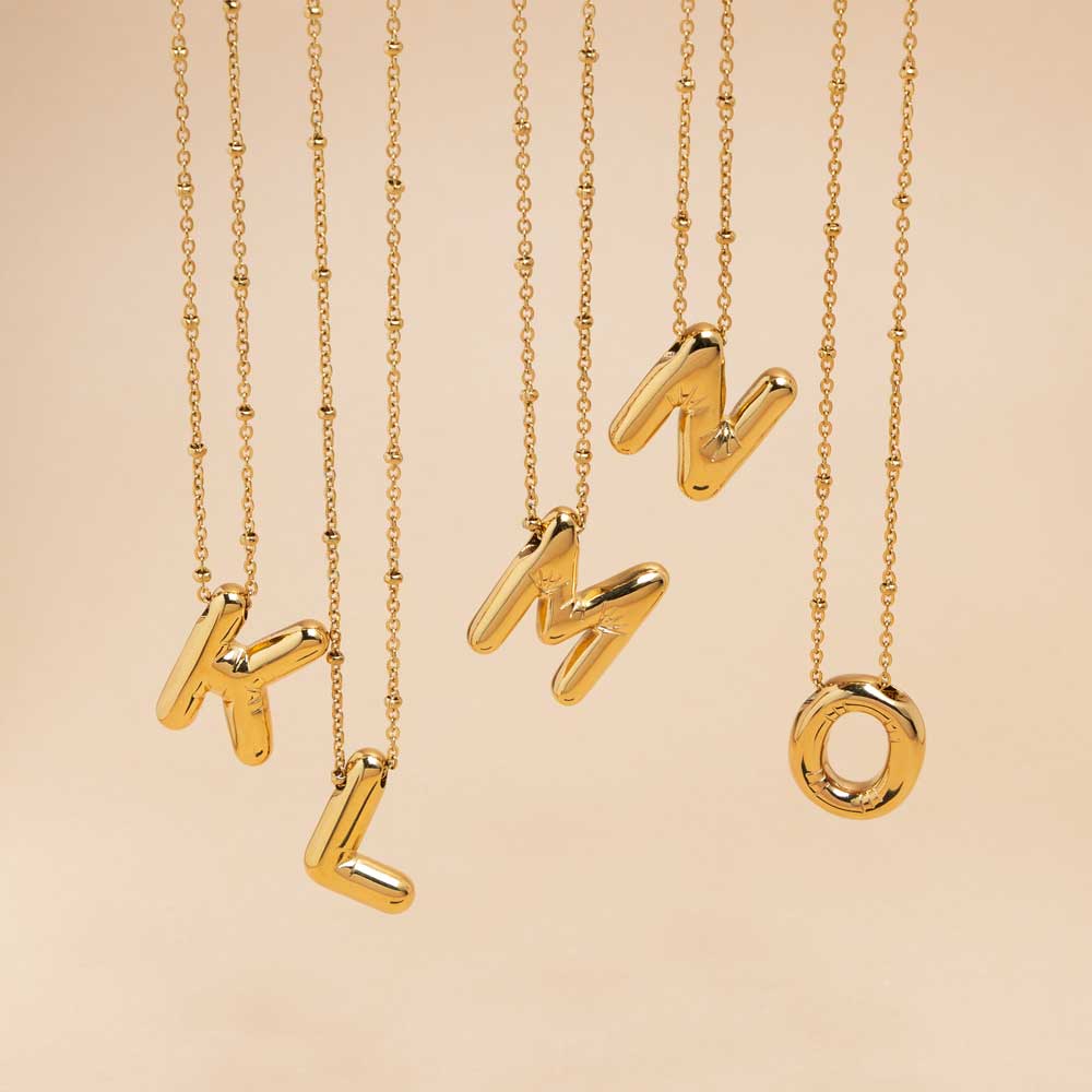 The Bubble Initial Necklace