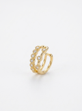 Aura Double Hoop Ear Cuff