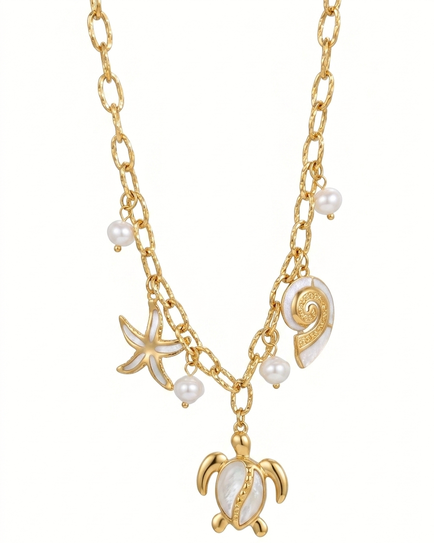 Sea Treasures Charm Necklace