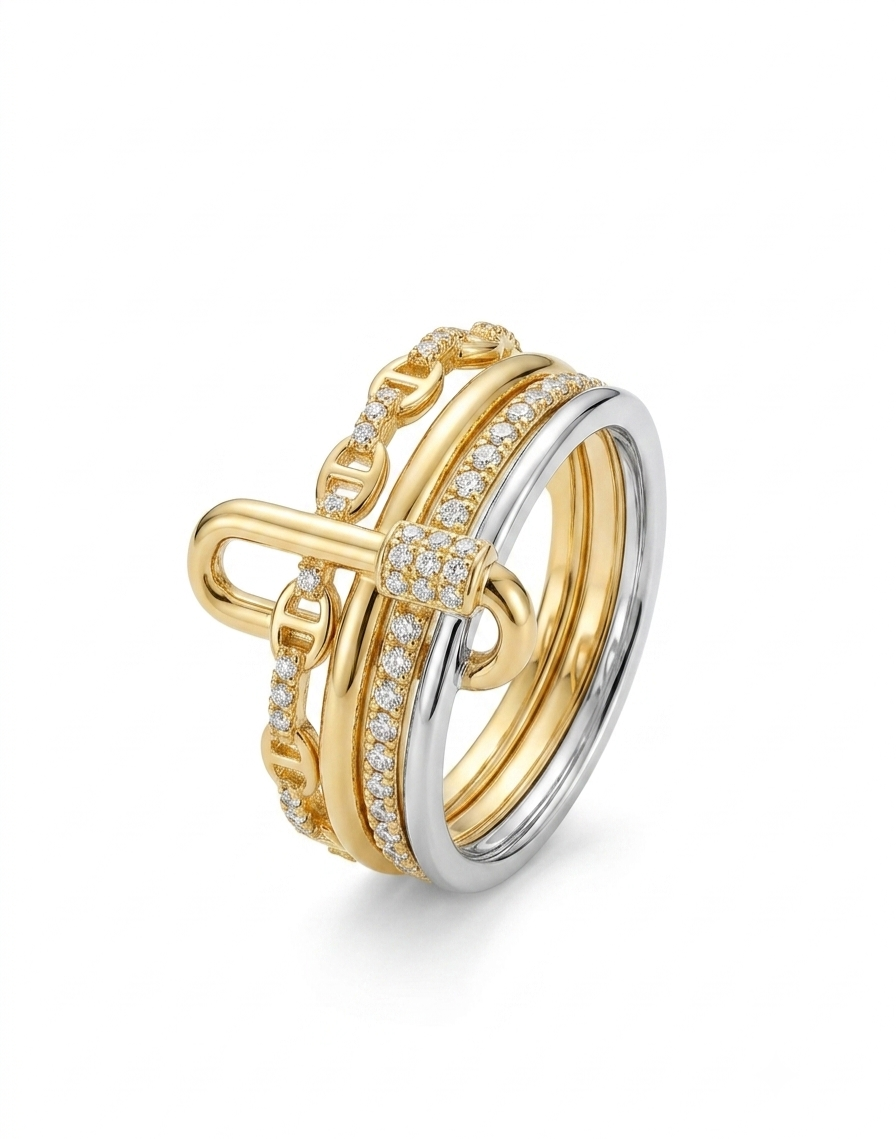 The Statement Multi-Layer Ring