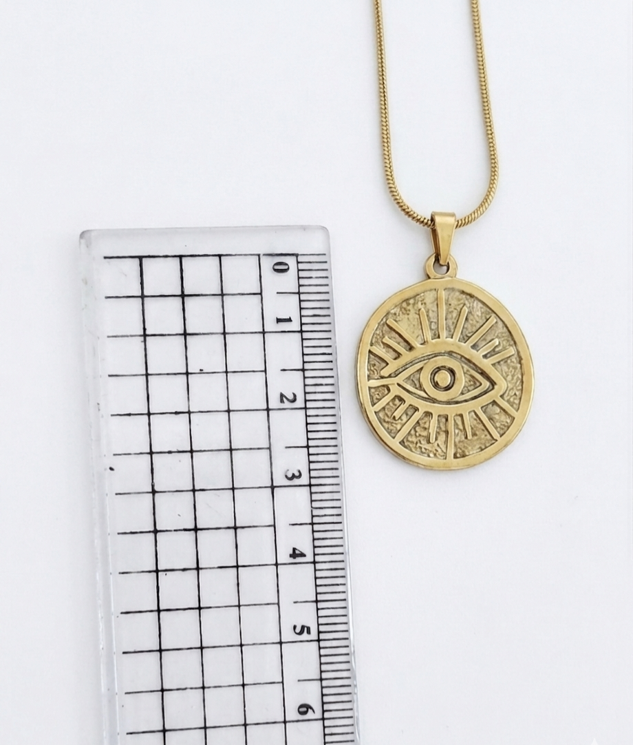 The "Aura Eye" Medallion Necklace