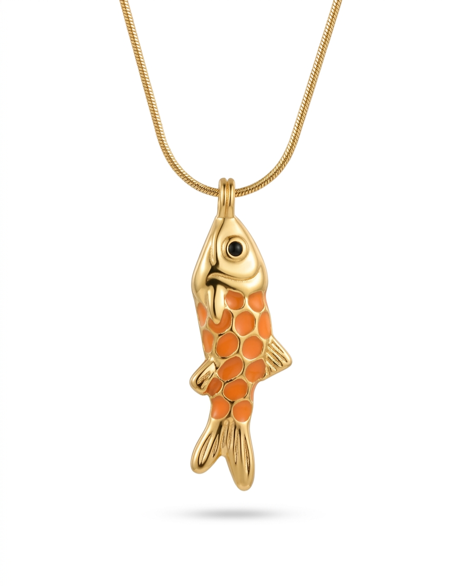 The Crimson Koi Necklace