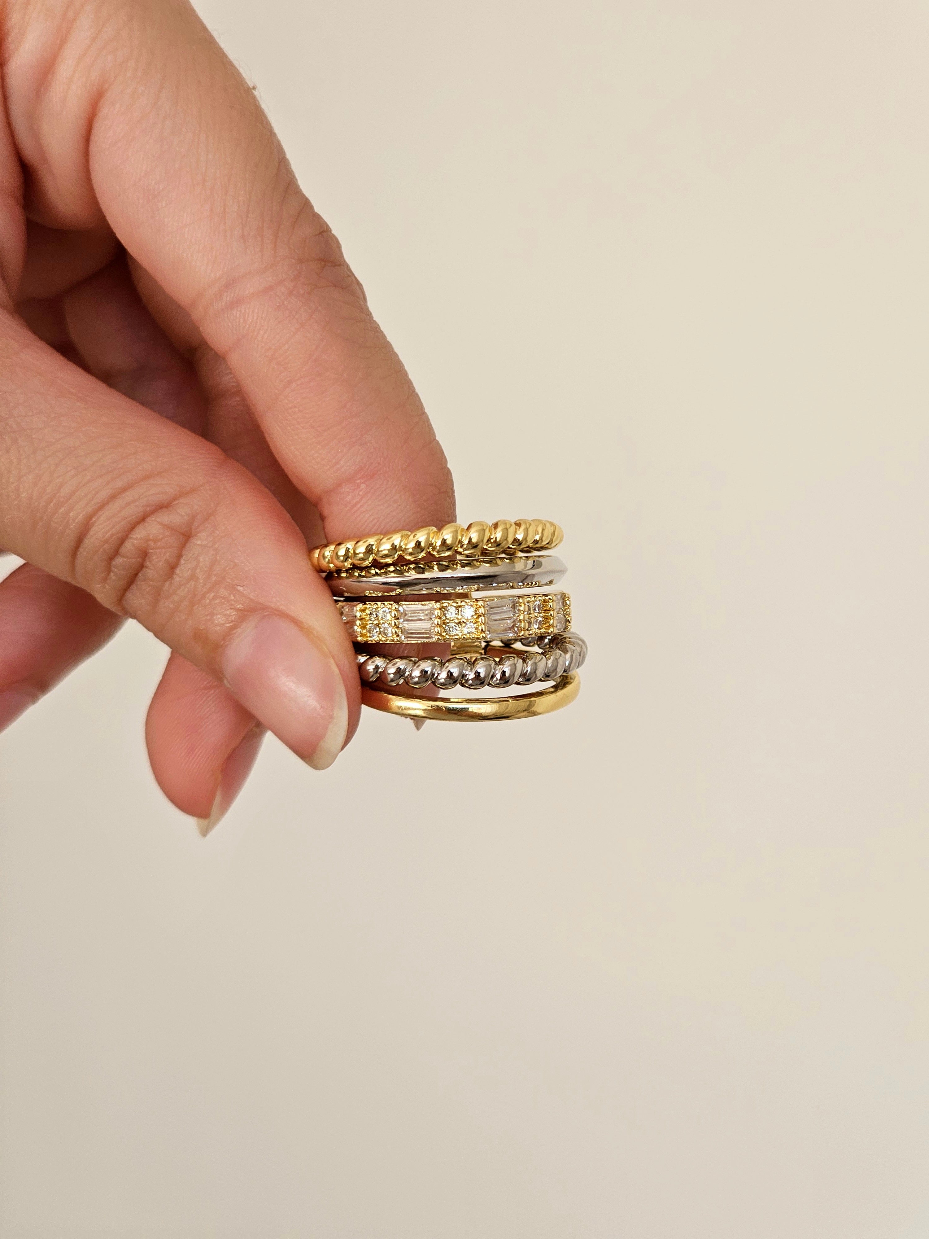 The Stacked Luxury Ring