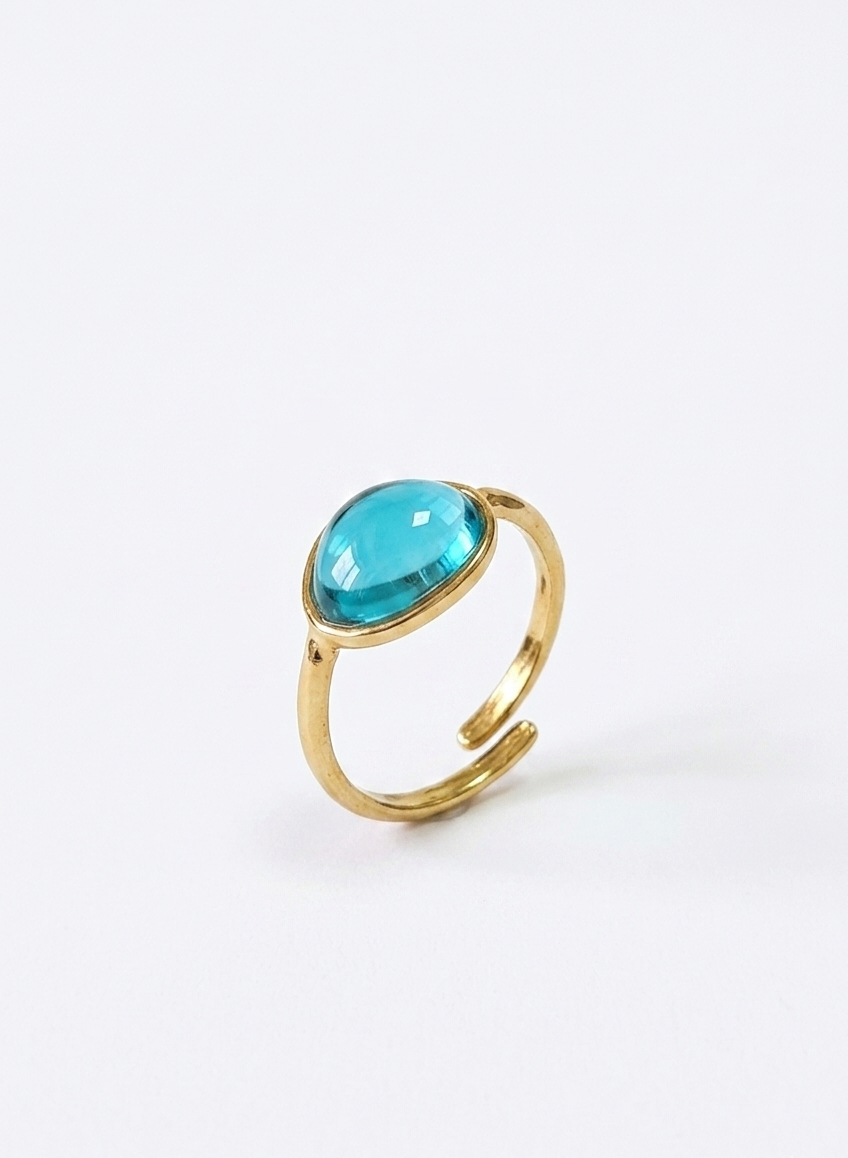 Ocean Mist Statement Ring
