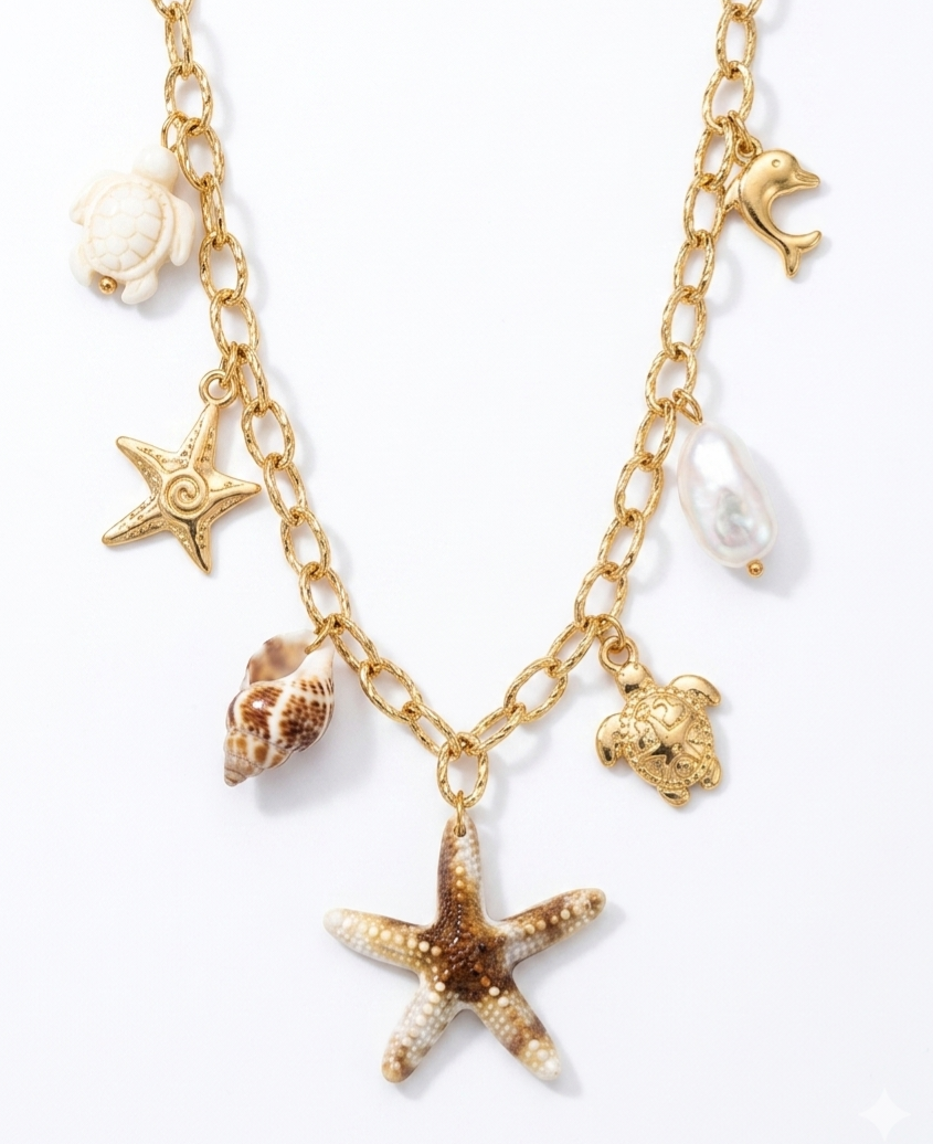 The Ocean Charm Necklace
