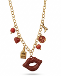 Parisian Kiss Charm Necklace