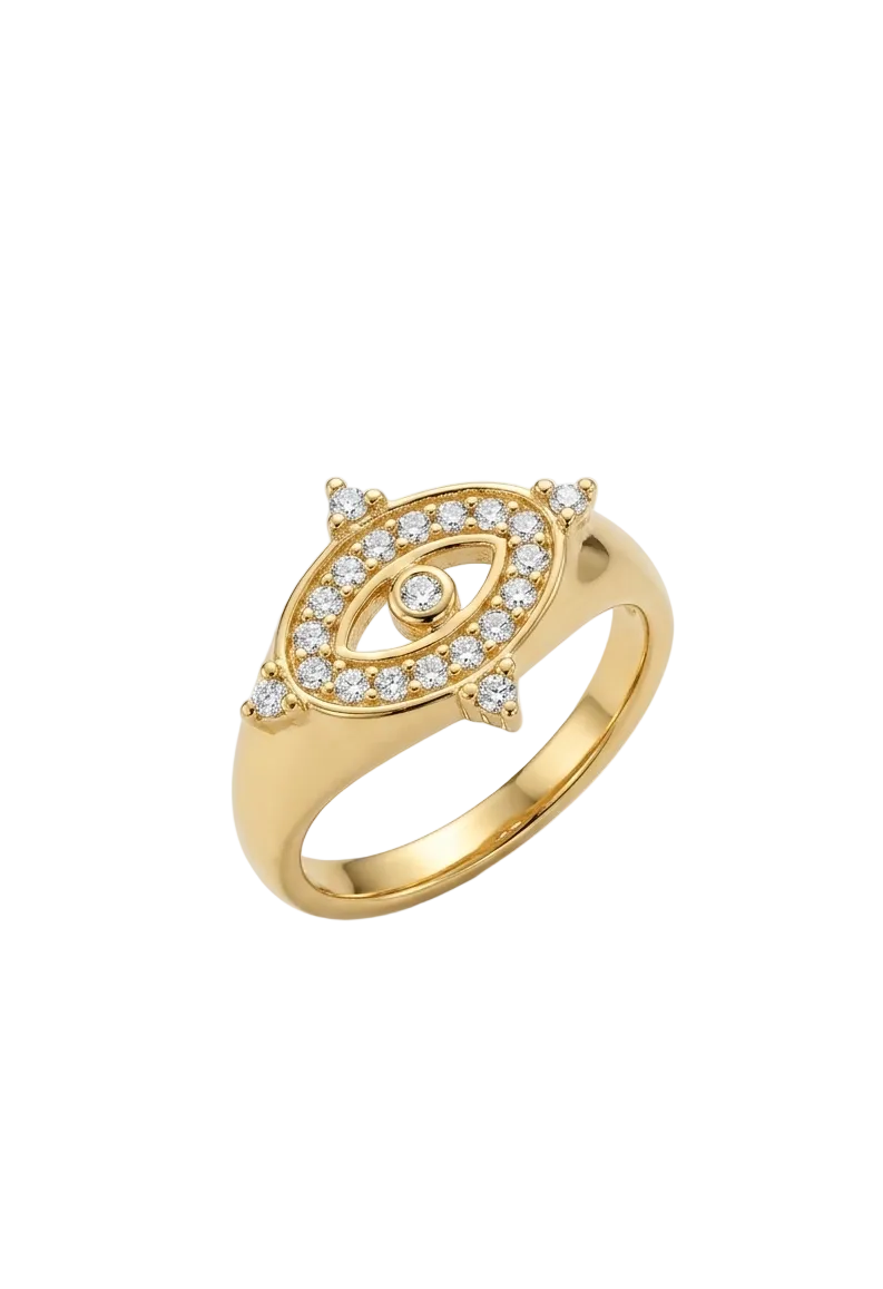 Divine Eye Pinky Ring