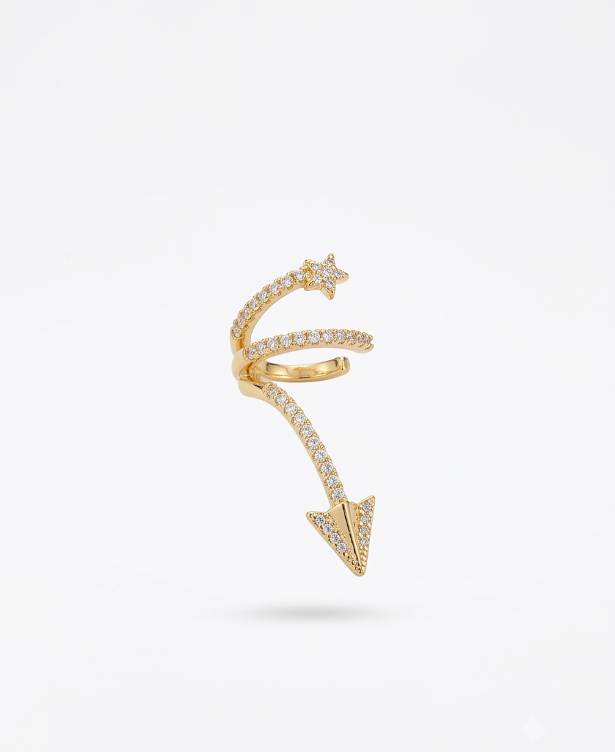 Celestial Arrow Ear Cuff